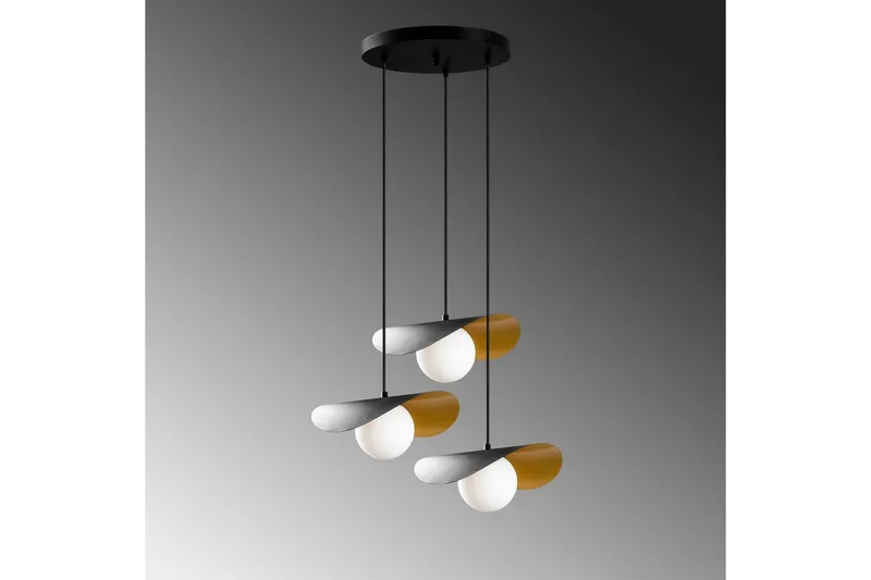 Ljuskrona Pelyn Svart Tre Sockel - Svart - Belysning & el - Inomhusbelysning & lampor - Taklampa & takbelysning - Pendellampor & hänglampor