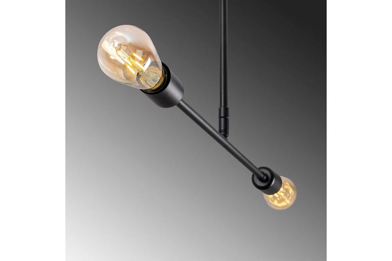 Ljuskrona Pareek Svart - Svart - Belysning & el - Inomhusbelysning & lampor - Taklampa & takbelysning - Pendellampor & hänglampor