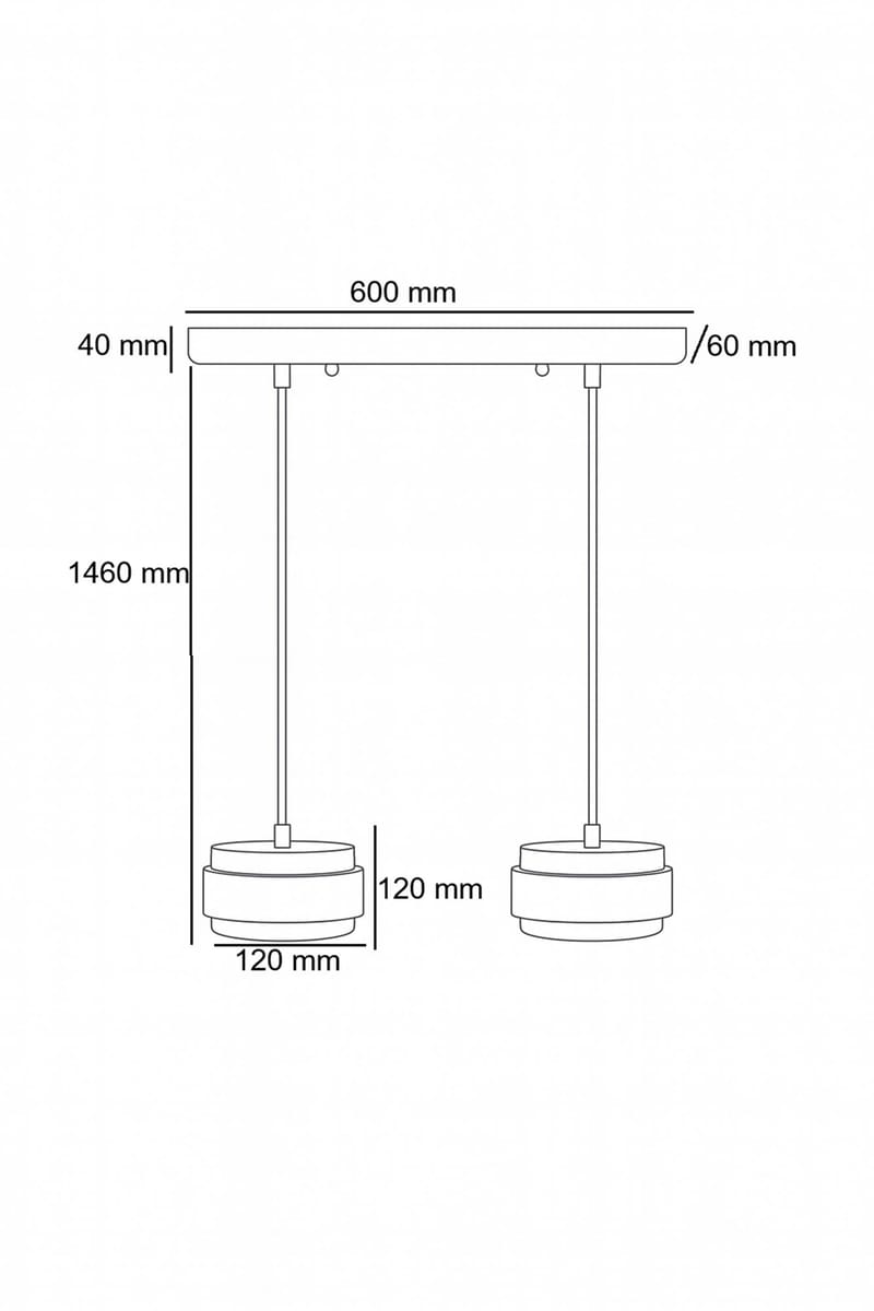Loloura Pendellampa - Beige Valnöt - Belysning & el - Inomhusbelysning & lampor - Taklampa & takbelysning - Kristallkrona & takkrona