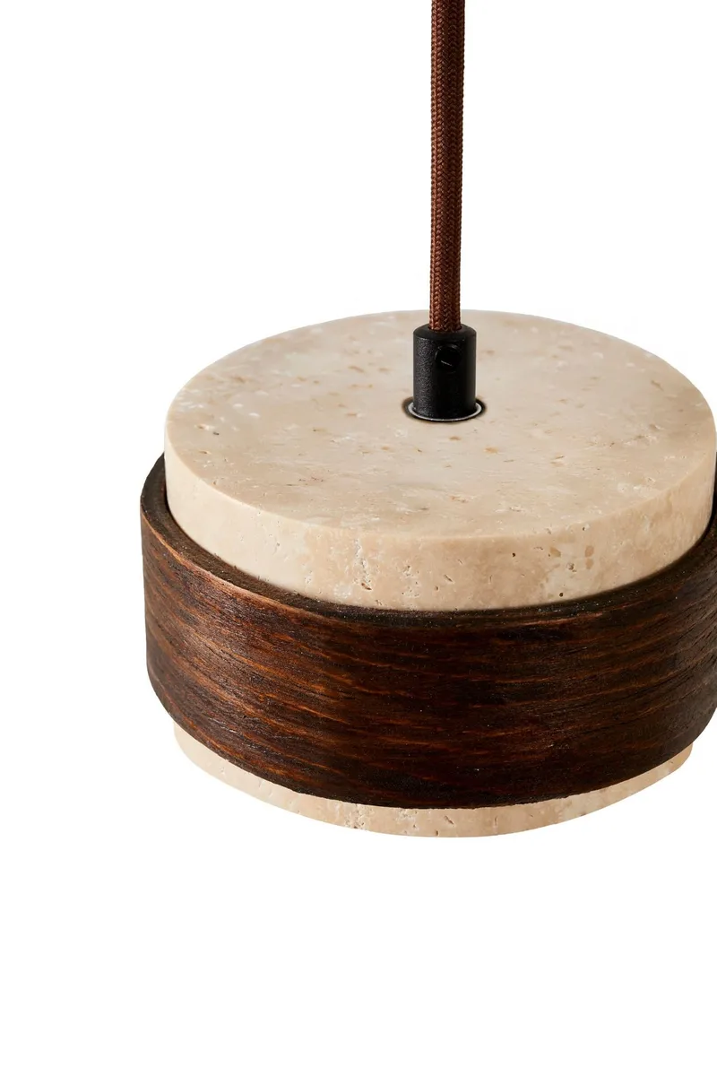 Loloura Pendellampa - Beige Valnöt - Belysning & el - Inomhusbelysning & lampor - Taklampa & takbelysning - Kristallkrona & takkrona