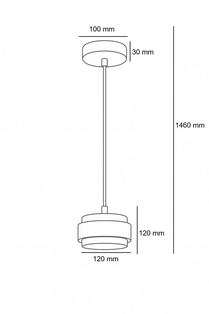 Loloura Pendellampa - Beige Valnöt - Belysning & el - Inomhusbelysning & lampor - Taklampa & takbelysning - Kristallkrona & takkrona