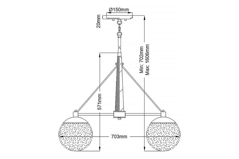 Marilyn Kichler Krona - Silver - Belysning & el - Inomhusbelysning & lampor - Taklampa & takbelysning - Pendellampor & hänglampor