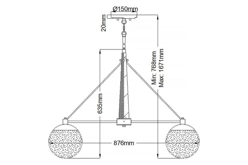 Marilyn Kichler Krona - Silver - Belysning & el - Inomhusbelysning & lampor - Taklampa & takbelysning - Pendellampor & hänglampor