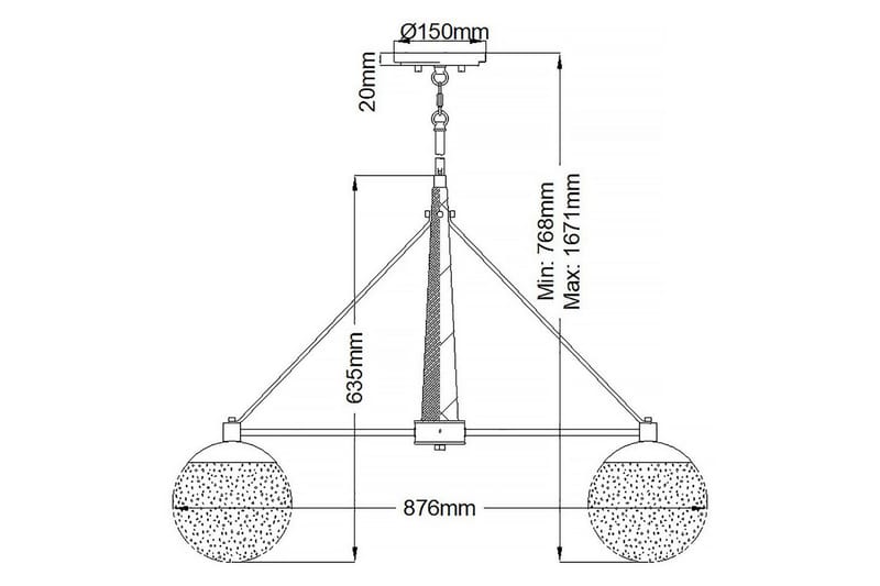 Marilyn Kichler Krona - Silver - Belysning & el - Inomhusbelysning & lampor - Taklampa & takbelysning - Pendellampor & hänglampor