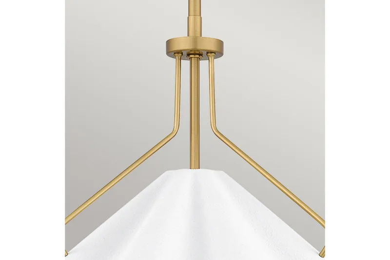 Mejia Quoizel Taklampa - Brass||White - Belysning & el - Inomhusbelysning & lampor - Taklampa & takbelysning - Pendellampor & hänglampor