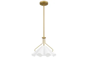 Mejia Quoizel Taklampa - Brass||White - Belysning & el - Inomhusbelysning & lampor - Taklampa & takbelysning - Pendellampor & hänglampor