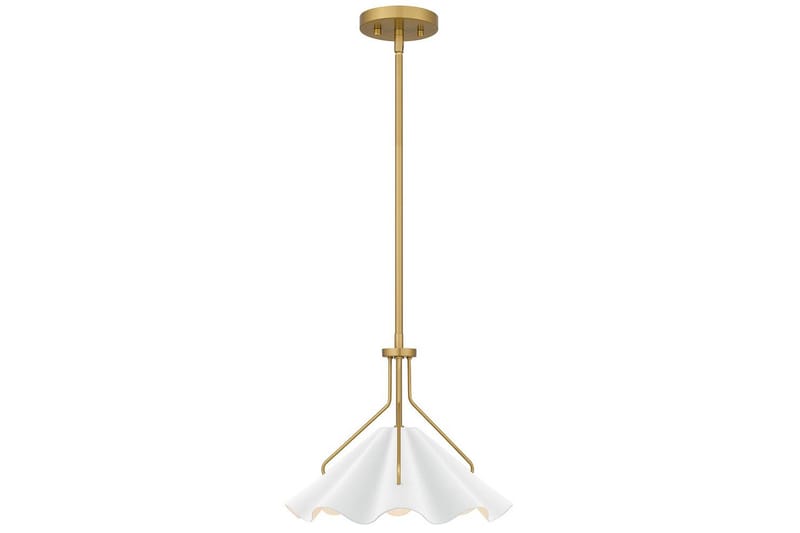 Mejia Quoizel Taklampa - Brass||White - Belysning & el - Inomhusbelysning & lampor - Taklampa & takbelysning - Pendellampor & hänglampor