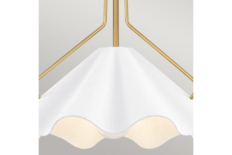 Mejia Quoizel Taklampa - Brass||White - Belysning & el - Inomhusbelysning & lampor - Taklampa & takbelysning - Pendellampor & hänglampor