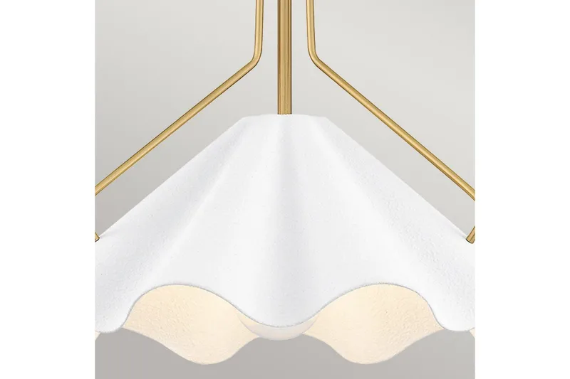 Mejia Quoizel Taklampa - Brass||White - Belysning & el - Inomhusbelysning & lampor - Taklampa & takbelysning - Pendellampor & hänglampor