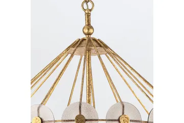 Meridian Quintiesse Krona - GOLD - Belysning & el - Inomhusbelysning & lampor - Taklampa & takbelysning - Kristallkrona & takkrona