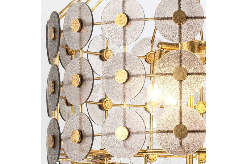 Meridian Quintiesse Krona - GOLD - Belysning & el - Inomhusbelysning & lampor - Taklampa & takbelysning - Kristallkrona & takkrona