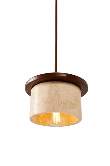 Meyros Pendellampa - Beige Och Valnöt - Belysning & el - Inomhusbelysning & lampor - Taklampa & takbelysning - Pendellampor & hänglampor