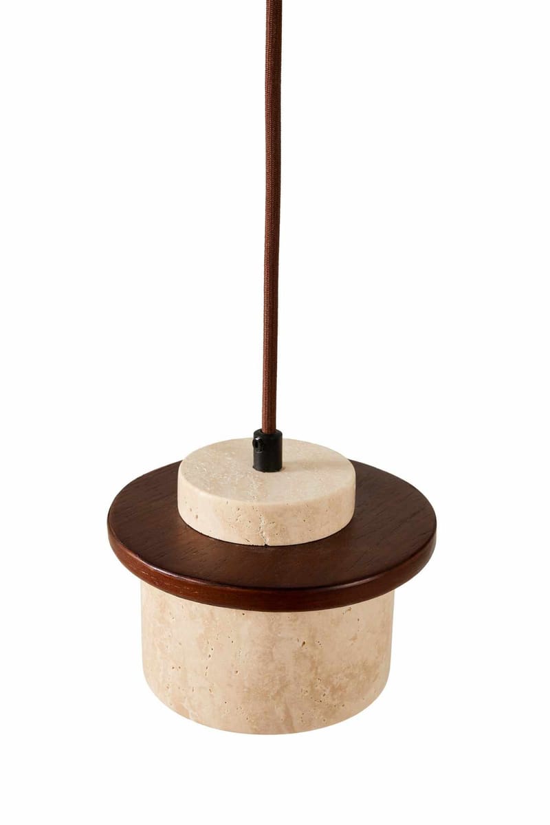 Meyros Pendellampa - Beige Och Valnöt - Belysning & el - Inomhusbelysning & lampor - Taklampa & takbelysning - Pendellampor & hänglampor