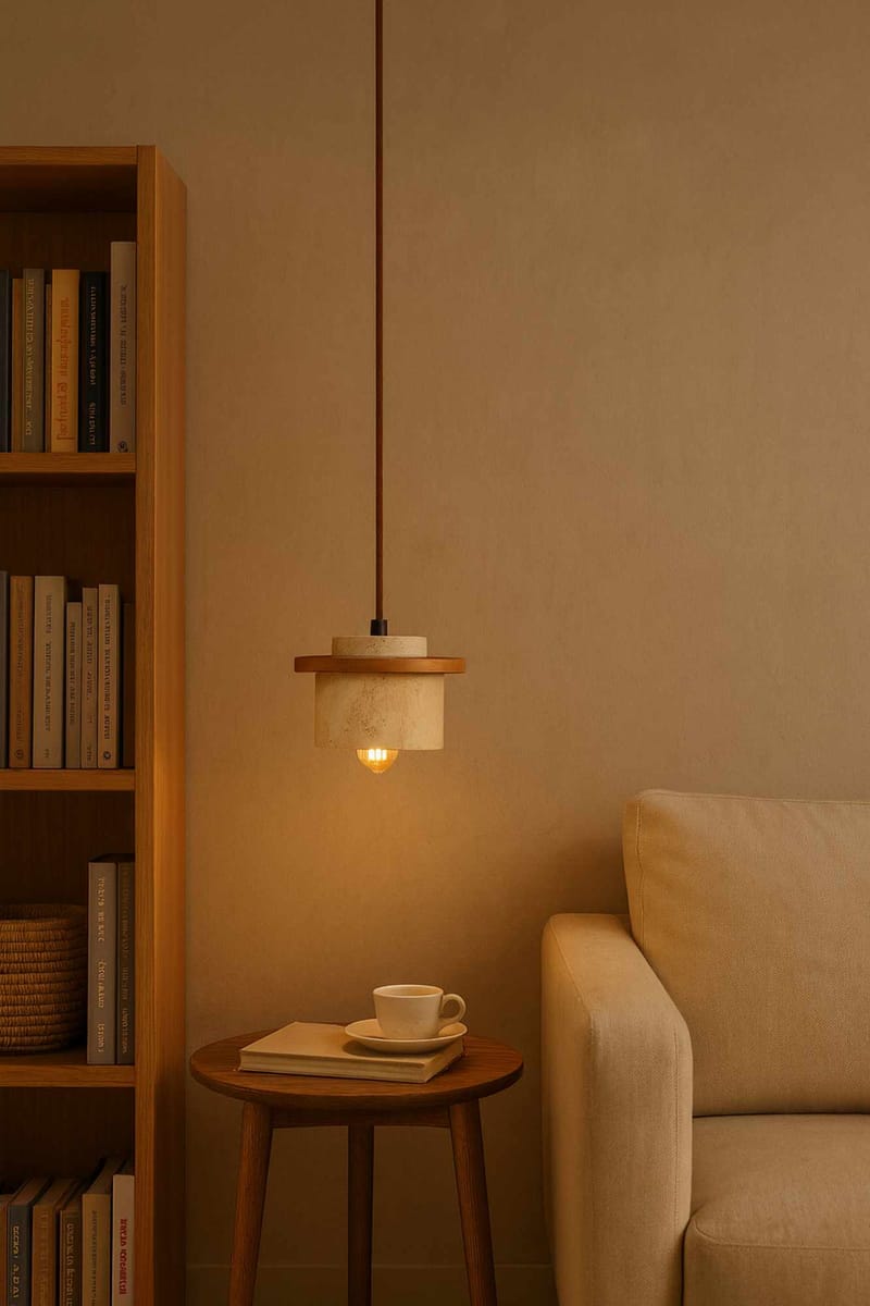 Meyros Pendellampa - Beige Och Ek - Belysning & el - Inomhusbelysning & lampor - Taklampa & takbelysning - Pendellampor & hänglampor