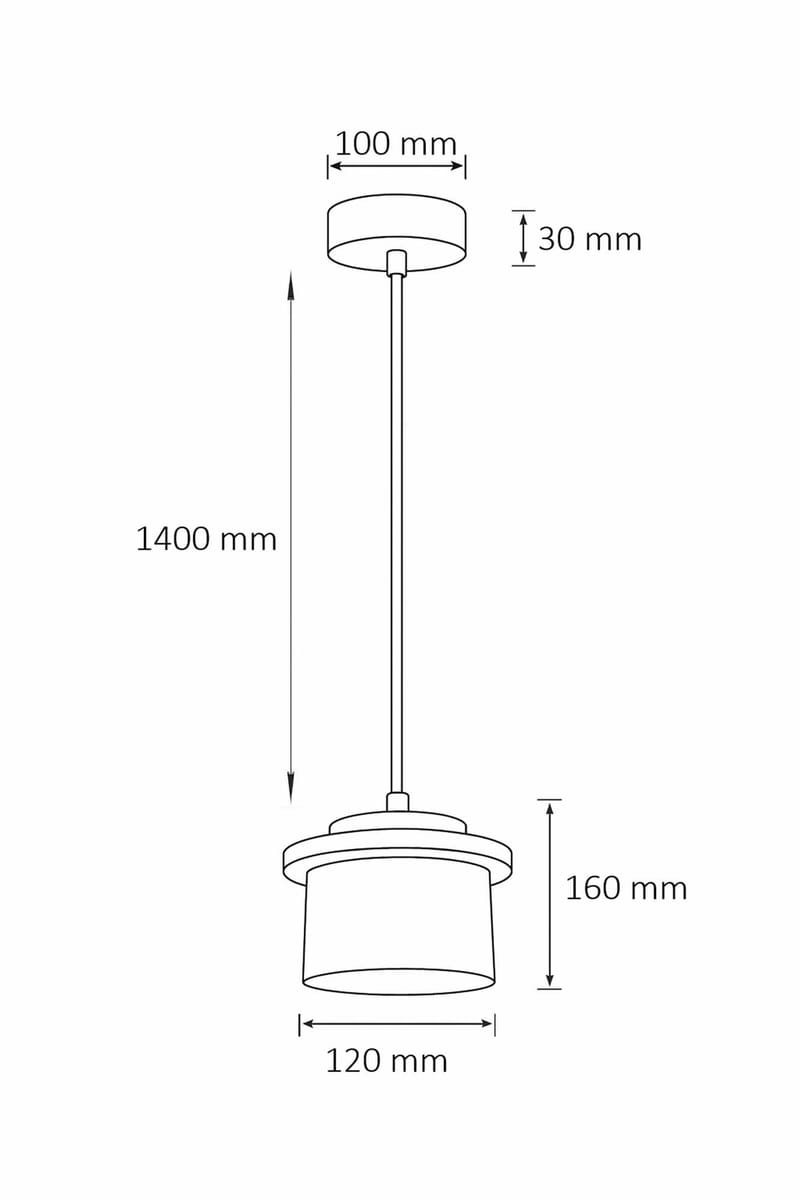 Meyros Pendellampa - Beige Och Valnöt - Belysning & el - Inomhusbelysning & lampor - Taklampa & takbelysning - Pendellampor & hänglampor