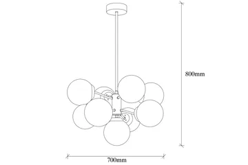 Nitid Taklampa - Vintage/Vit - Belysning & el - Inomhusbelysning & lampor - Taklampa & takbelysning - Pendellampor & hänglampor