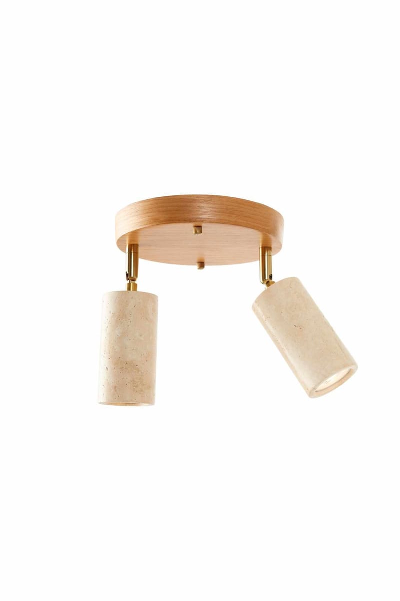 Nurtane Taklampa - Beige Och Ek - Belysning & el - Inomhusbelysning & lampor - Taklampa & takbelysning - Kristallkrona & takkrona