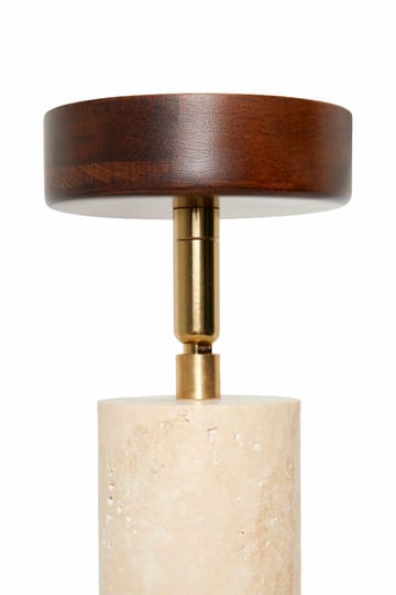 Nurtane Taklampa - Beige Och Valnöt - Belysning & el - Inomhusbelysning & lampor - Taklampa & takbelysning - Kristallkrona & takkrona