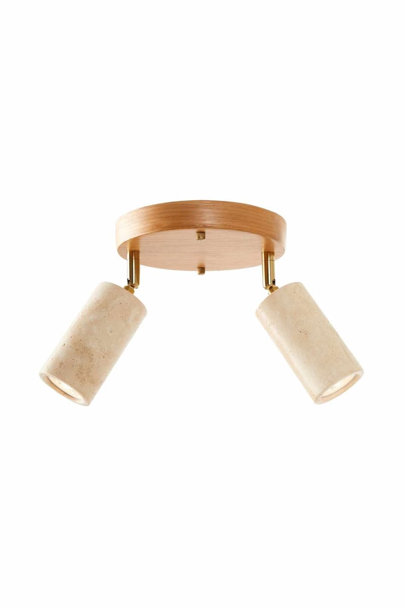 Nurtane Taklampa - Beige/Ek - Belysning & el - Inomhusbelysning & lampor - Taklampa & takbelysning - Kristallkrona & takkrona
