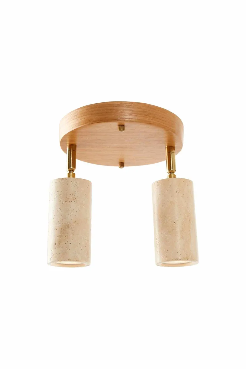 Nurtane Taklampa - Beige/Ek - Belysning & el - Inomhusbelysning & lampor - Taklampa & takbelysning - Kristallkrona & takkrona