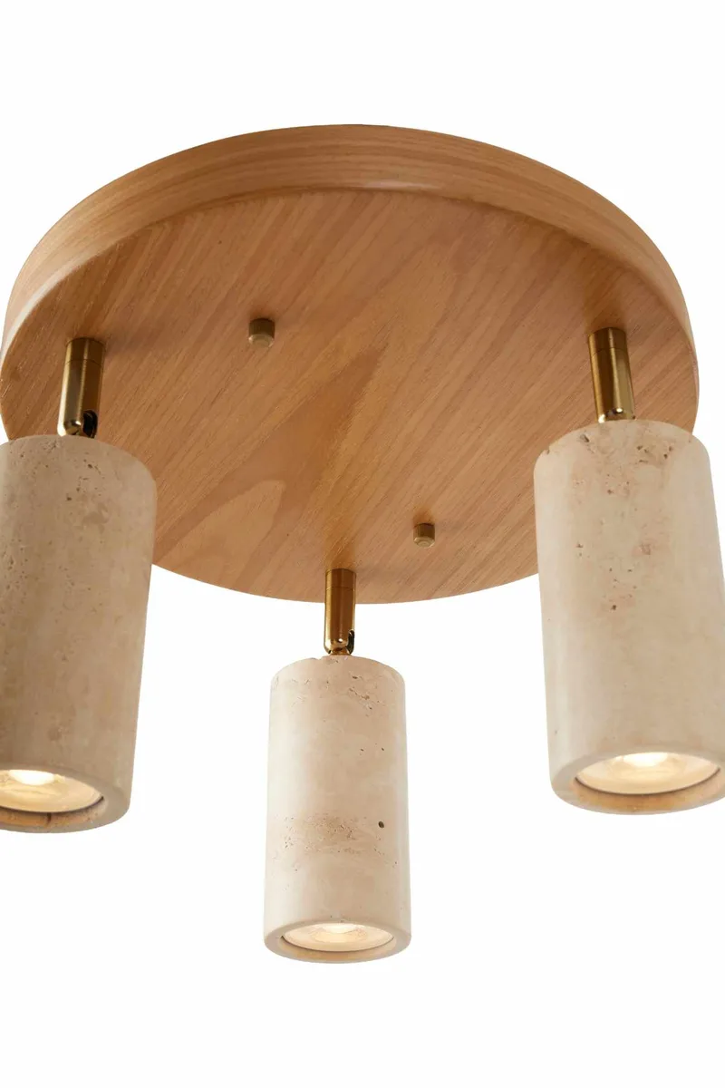 Nurtane Taklampa - Beige/Ek - Belysning & el - Inomhusbelysning & lampor - Taklampa & takbelysning - Kristallkrona & takkrona