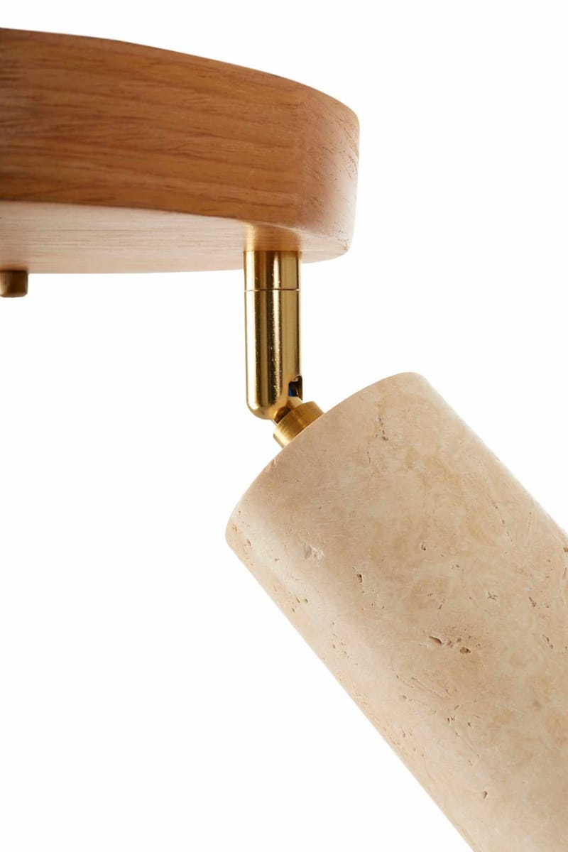 Nurtane Taklampa - Beige/Ek - Belysning & el - Inomhusbelysning & lampor - Taklampa & takbelysning - Kristallkrona & takkrona