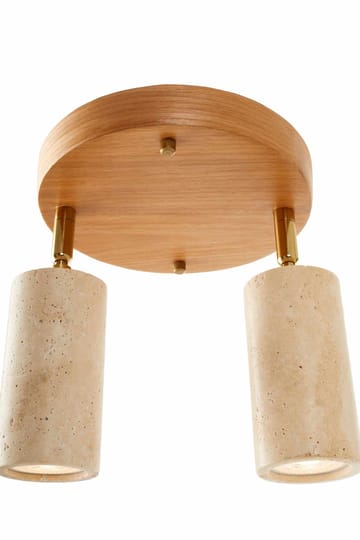 Nurtane Taklampa - Beige/Ek - Belysning & el - Inomhusbelysning & lampor - Taklampa & takbelysning - Kristallkrona & takkrona