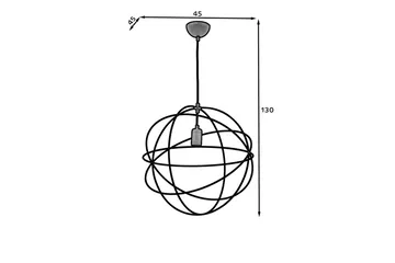 Olinto Pendellampa Rund - Svart - Belysning & el - Inomhusbelysning & lampor - Taklampa & takbelysning - Pendellampor & hänglampor