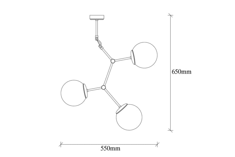 Opviq Damar Taklampa - Gul/Vit - Belysning & el - Inomhusbelysning & lampor - Taklampa & takbelysning - Pendellampor & hänglampor