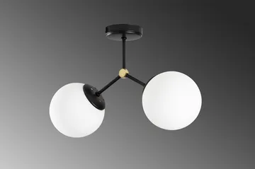 Opviq Damar Taklampa - Svart/Vit - Belysning & el - Inomhusbelysning & lampor - Taklampa & takbelysning - Plafond