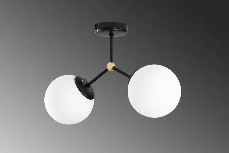 Opviq Damar Taklampa - Svart/Vit - Belysning & el - Inomhusbelysning & lampor - Taklampa & takbelysning - Plafond