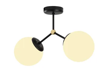 Opviq Damar Taklampa - Svart/Vit - Belysning & el - Inomhusbelysning & lampor - Taklampa & takbelysning - Plafond