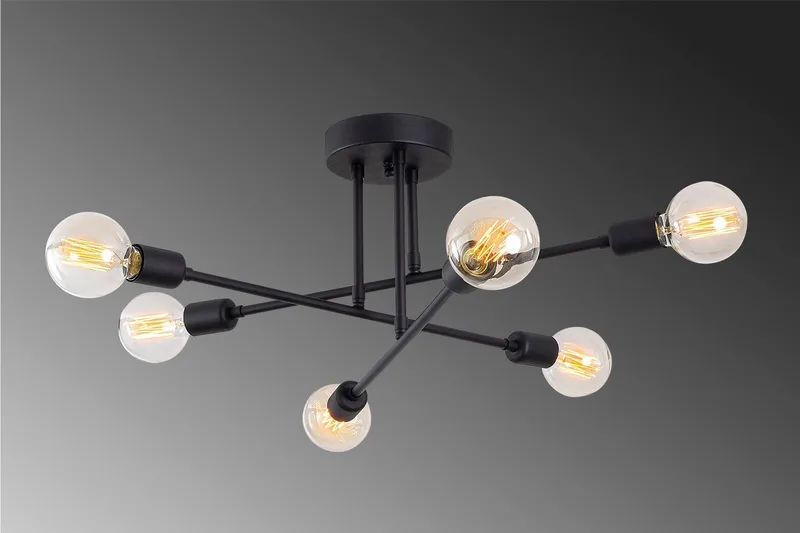Opviq Tel Stor Taklampa Plafond - Vardagsrum - Sovrum - Kök - Svart - Belysning & el - Inomhusbelysning & lampor - Taklampa & takbelysning - Plafond