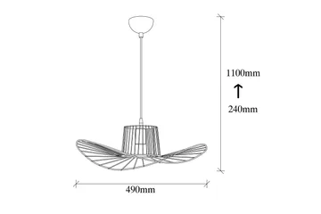 Opviq Tel Taklampa - Svart - Belysning & el - Inomhusbelysning & lampor - Taklampa & takbelysning - Pendellampor & hänglampor