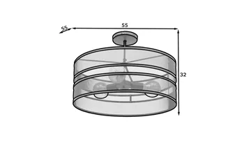Orabela Plafond Rund - Svart - Belysning & el - Inomhusbelysning & lampor - Taklampa & takbelysning - Plafond