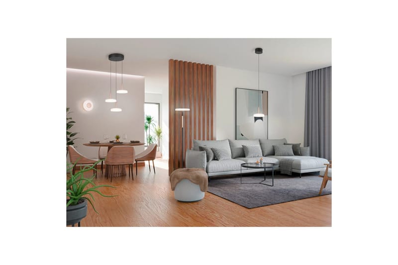 Pendel TRIO Celeste 1-del, Mattsvart/vit/kaffebrun - 1-del, Mattsvart/vit/kaffebrun - Belysning & el - Inomhusbelysning & lampor - Taklampa & takbelysning - Pendellampor & hänglampor