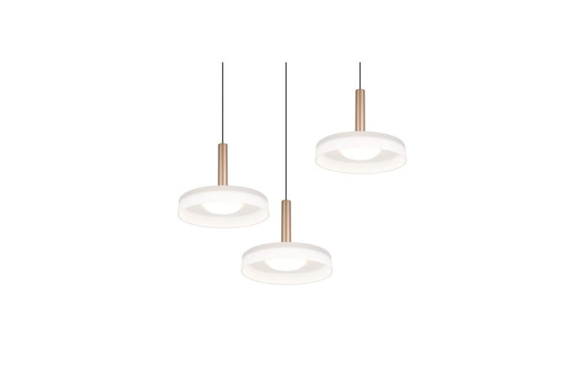 Pendel TRIO Celeste 3-del, Mattsvart/vit/kaffebrun - 3-del, Mattsvart/vit/kaffebrun - Belysning & el - Inomhusbelysning & lampor - Taklampa & takbelysning - Pendellampor & hänglampor