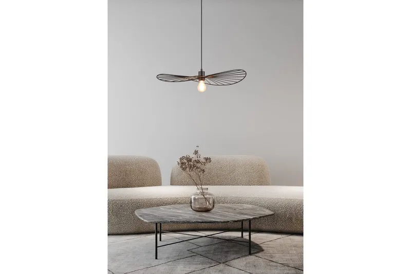 Pendel TRIO Chapeau Mattsvart - Mattsvart - Belysning & el - Inomhusbelysning & lampor - Taklampa & takbelysning - Pendellampor & hänglampor