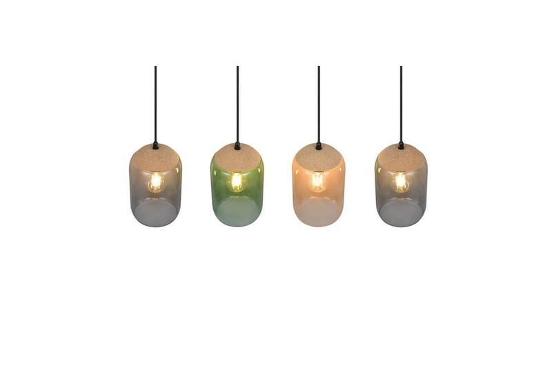 Pendel TRIO Cork 4-del - 4-del - Belysning & el - Inomhusbelysning & lampor - Taklampa & takbelysning - Pendellampor & hänglampor