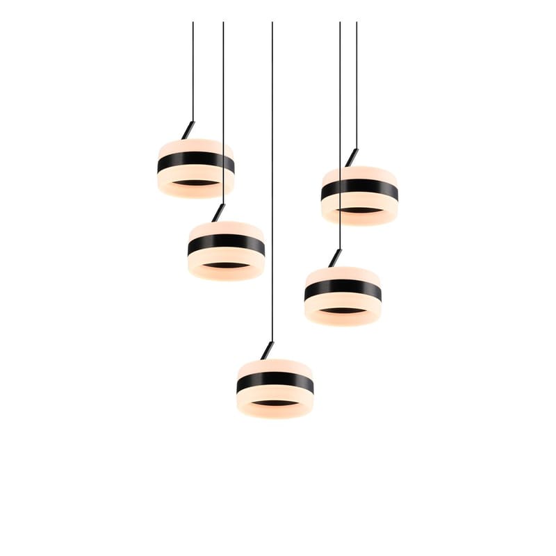 Pendel TRIO Dios - 5 lampor, Mattsvart - Belysning & el - Inomhusbelysning & lampor - Taklampa & takbelysning - Pendellampor & hänglampor