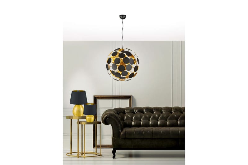 Pendel TRIO Discalgo Mattsvart - Mattsvart - Belysning & el - Inomhusbelysning & lampor - Taklampa & takbelysning - Pendellampor & hänglampor