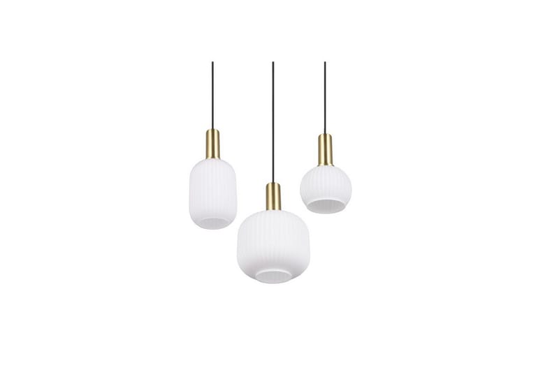 Pendel TRIO Diva 3-del, Mattmässing/vit - 3-del, Mattmässing/vit - Belysning & el - Inomhusbelysning & lampor - Taklampa & takbelysning - Pendellampor & hänglampor