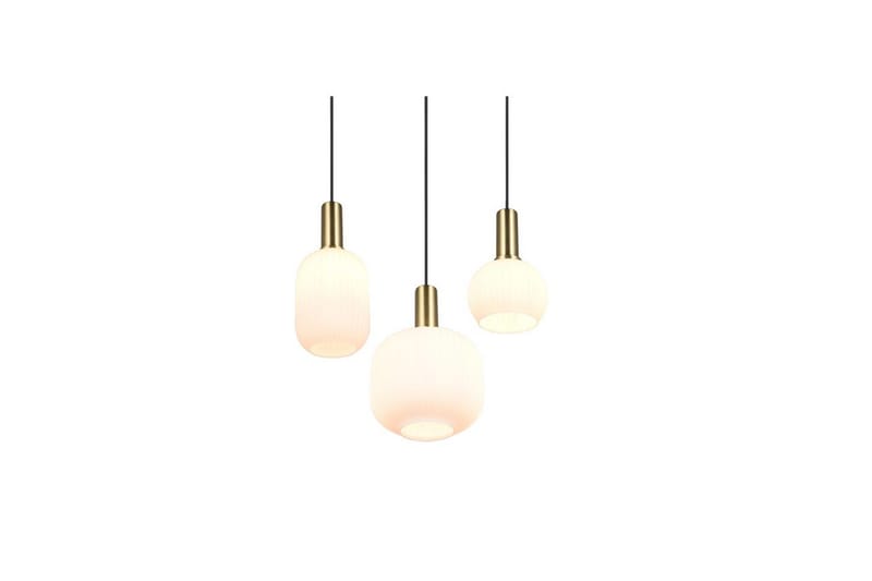 Pendel TRIO Diva 3-del, Mattmässing/vit - 3-del, Mattmässing/vit - Belysning & el - Inomhusbelysning & lampor - Taklampa & takbelysning - Pendellampor & hänglampor