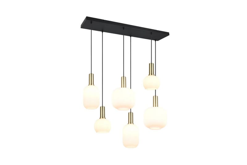 Pendel TRIO Diva 6-del, Mattmässing/vit - 6-del, Mattmässing/vit - Belysning & el - Inomhusbelysning & lampor - Taklampa & takbelysning - Pendellampor & hänglampor