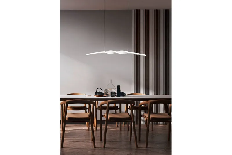 Pendel TRIO Ginko Mattvit - Mattvit - Belysning & el - Inomhusbelysning & lampor - Taklampa & takbelysning - Pendellampor & hänglampor