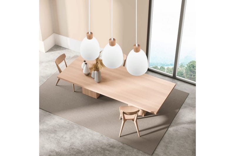 Pendel TRIO Jagger Mattvit - Mattvit - Belysning & el - Inomhusbelysning & lampor - Taklampa & takbelysning - Pendellampor & hänglampor