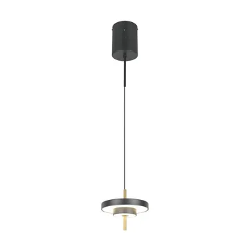 Pendel TRIO Keaton - 1 lampa 20 cm, Mattsvart/Mässing - Belysning & el - Inomhusbelysning & lampor - Taklampa & takbelysning - Pendellampor & hänglampor