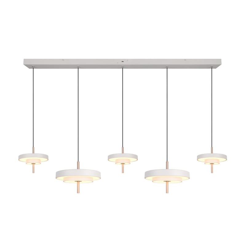 Pendel TRIO Keaton - 5 lampor, Varm Grå - Belysning & el - Inomhusbelysning & lampor - Taklampa & takbelysning - Pendellampor & hänglampor