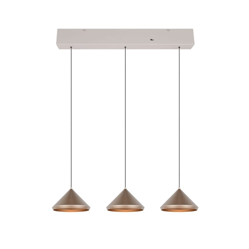 Pendel TRIO Laguna - 3 lampor, Coffee - Belysning & el - Inomhusbelysning & lampor - Taklampa & takbelysning - Pendellampor & hänglampor