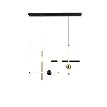 Pendel TRIO Melita - 110 cm/Mattsvart - Belysning & el - Inomhusbelysning & lampor - Taklampa & takbelysning - Pendellampor & hänglampor